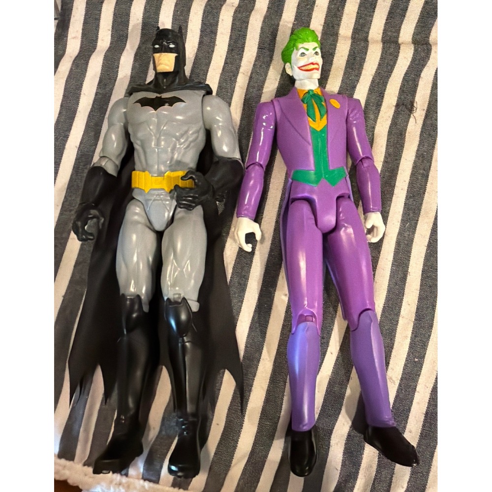 DC Comics Batman and Joker 12 Inch Action Figure Set Spin Master 2020